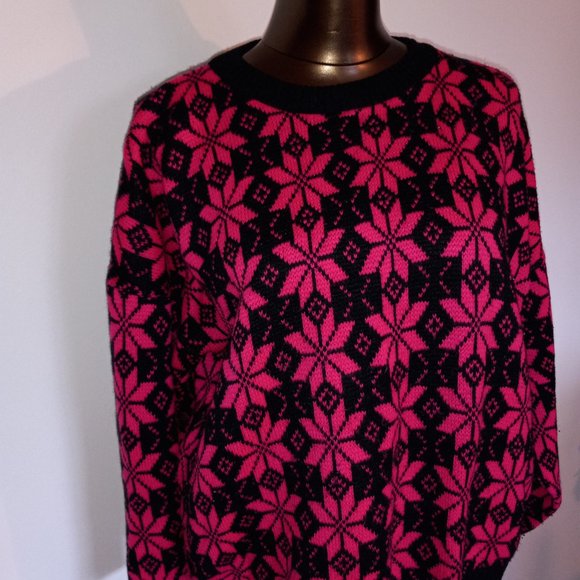 crew-neck acrylic sweater from 1980s - Picture 11 of 13